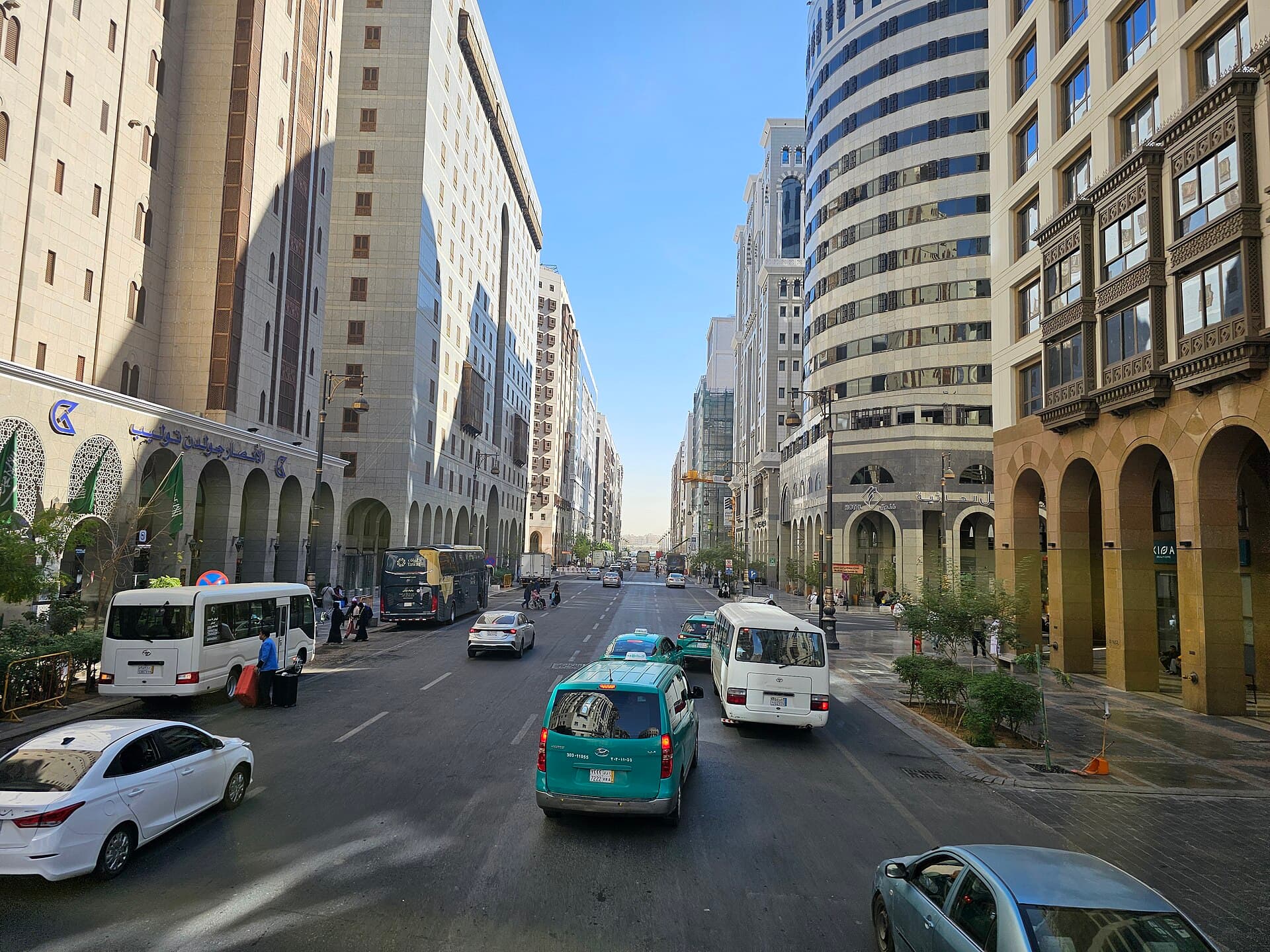 A street in Medina in the evening