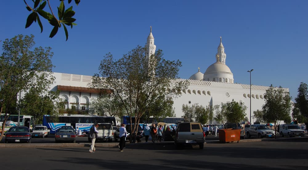 قبتا مسجد القبلتين ومئذنتاه