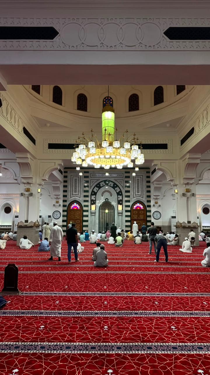 Inside a Madinah mosque